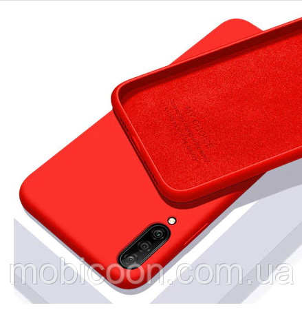 Чохол Silicone Case Full для Samsung Galaxy A01 A01 A015 червоний (сасунг а01)