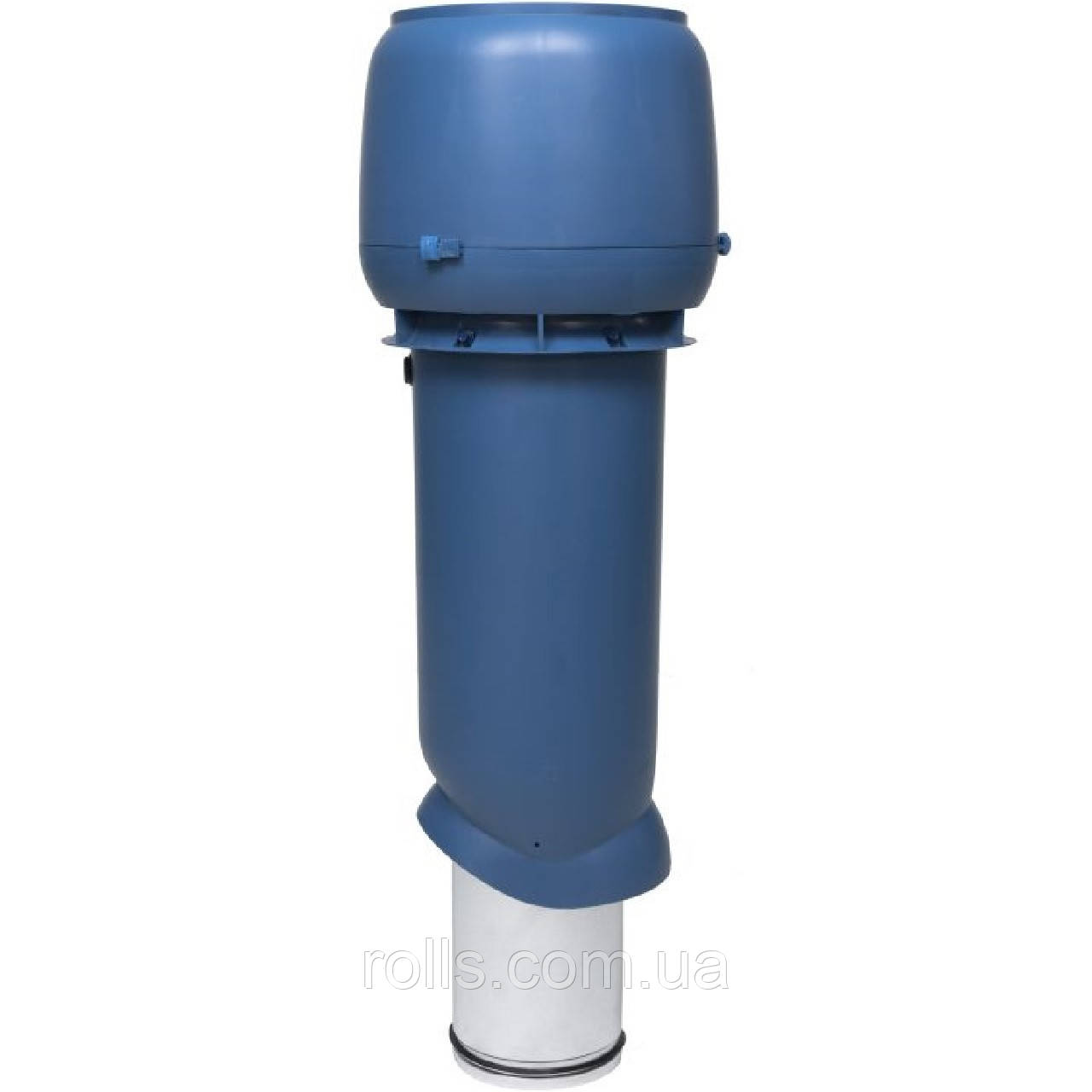 Вентиляційний вихід термоізольований з ковпаком P-160, h700мм, 160/И3/700 Синій RAL5009, 700, фото 1