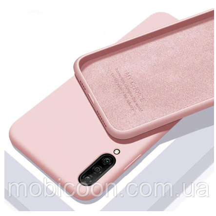Чохол Silicone Case Full для Samsung Galaxy A01 A01 A015 рожевий (самсунг а01)