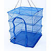Сітка для сушіння риби грибів овочів і фруктів сушарка на повітрі 40х40х60 см Синій, фото 2
