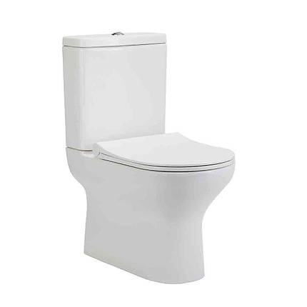 Унітаз підлоговий Pella Back to Wall WC Pan 77403, фото 2