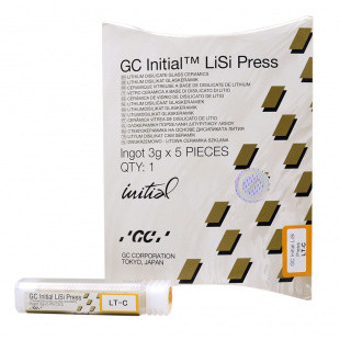 INITIAL LiSi Press LT-C (Инишиал Лісі) Прес кераміка упаковка: 5 шт (1 таблетка 3г) GC, фото 1