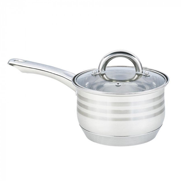 Ківш 2,1 л Maestro MR-3513-16S скляна кришка