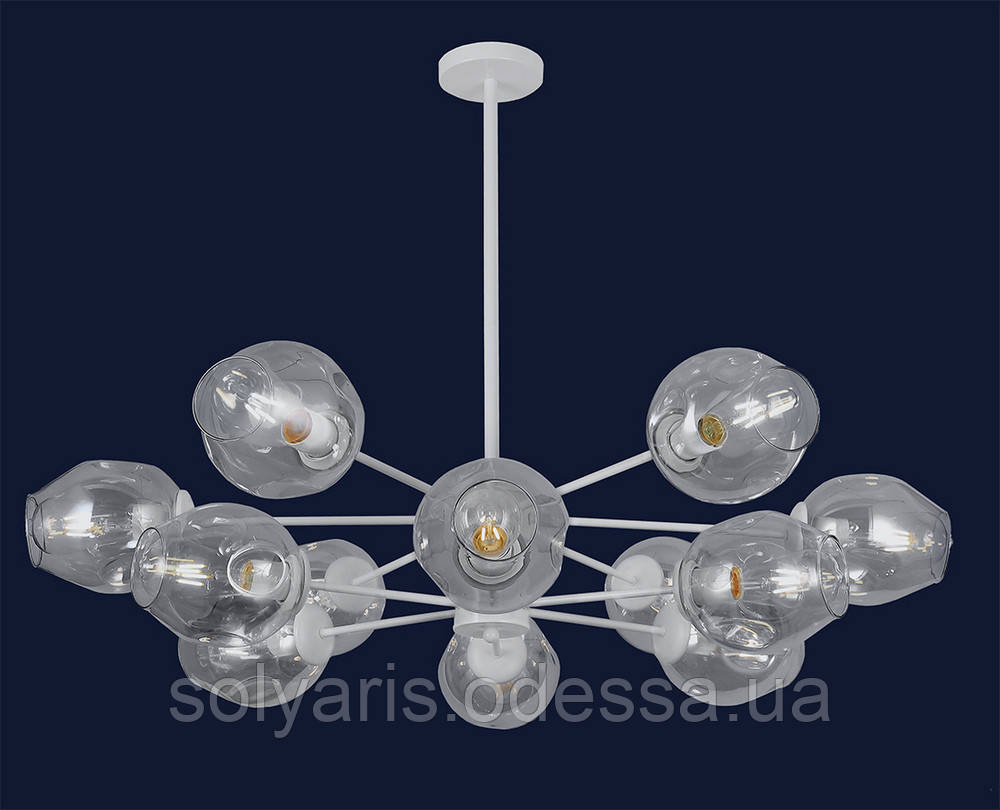 Люстра молекула 7526035-12 WH+CL