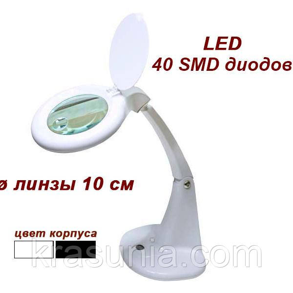 Лампа-лупа 8093 LED, збільшення 3+12 диопт.