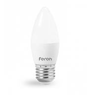 7W Світлодіодна лампа Feron свічка E27 4000K