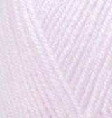 Нитки пряжа для в'язання акрилова SEKERIM BЕBЕ Шекерім бебі № 185 - світла троянда