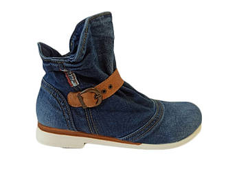 Черевики жіночі джинсові 36