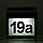 Світильник "адресна табличка" номера будинку фасадний з підсвічуванням на сонячній батареї SIlver + цифри, фото 7