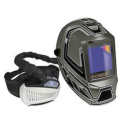 Зварювальна маска респіраторна GYS LCD GYSMATIC 5/13 AIR TRUE COLOR XXL