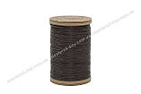 Galaces Ramie 0.55 мм тютюн (M006) нитка кругла з волокон рами вощена по шкірі, фото 2