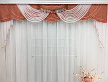 Готовий ламбрекен "Пегас" Теракот, фото 4