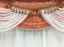 Готовий ламбрекен "Пегас" Теракот, фото 5