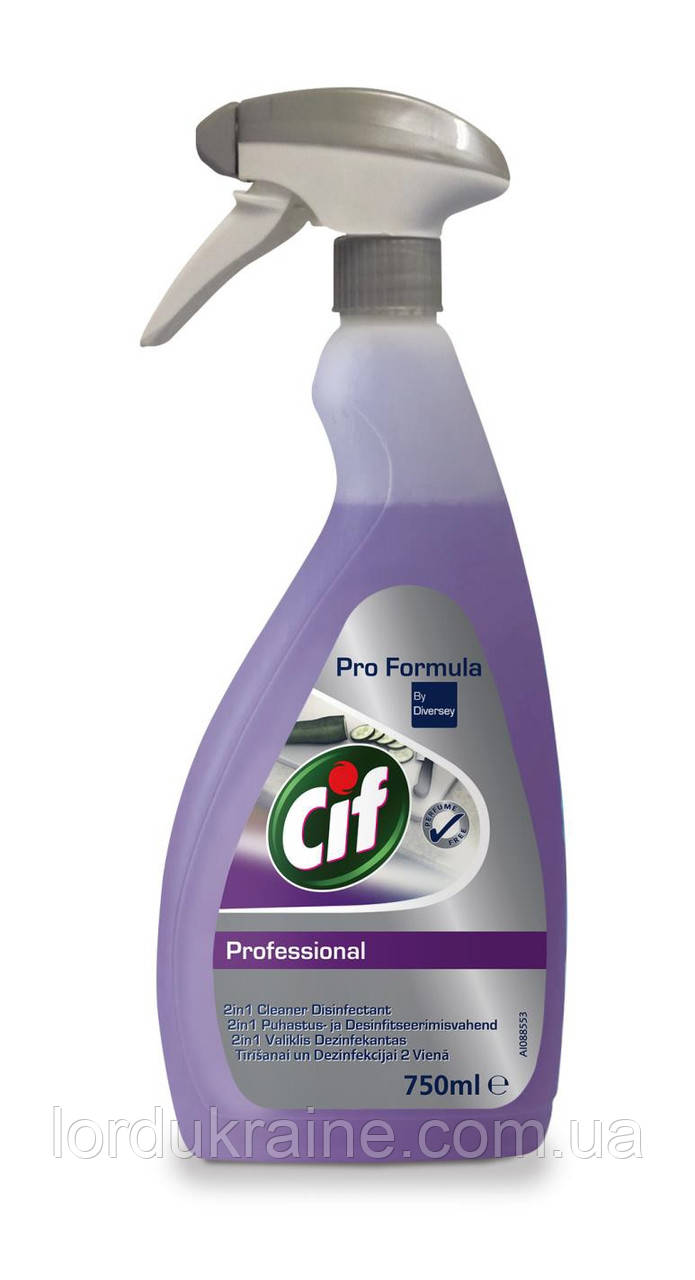 Мийний засіб для очищення та дезінфекції поверхонь Cif Professional 2in1 Cleaner Disinfectant