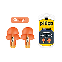 Беруши для сна Silicone Filter Ear Plugs DE90987 Оранжевый