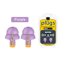 Беруши для сна Silicone Filter Ear Plugs DE90987 Фиолетовый