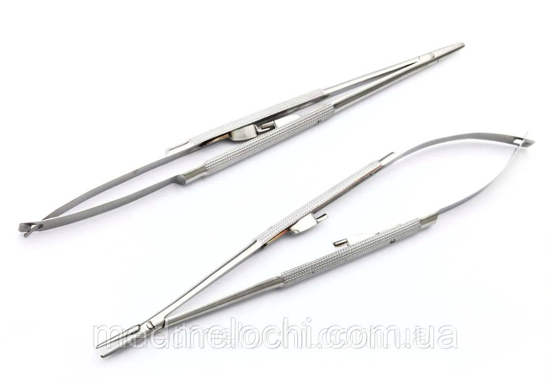 Голкотримач Castroviejo (Кастров'єхо), прямий Tisson Medical. Довжина 18 см