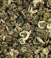 Чай Зеленая улитка 500г китайский тонизирующий крупнолистовой уникальный мягкий вкус тонкий аромат
