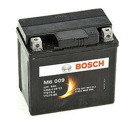 Акумулятор мото 5 Ah DIO AF 56/57 (120A) AGM 12 V АКБ BOSCH 0092M60090 TTZ7S-4 / TTZ7S-BS / YTZ7-BS