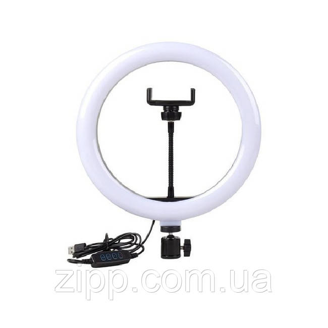 Кільцева світлодіодна LED лампа Ring Fill Light LC-330 тримач для телефону, кільце 33 см
