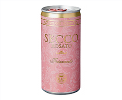 Просік у баночці рожеве Secco Rosato Italiano Vino Frizzante Allini 200 ml (Німеччина)