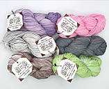 Трикотажний бавовняний шнур Cotton Filled Hand Фарбується, колір Салатовий, фото 2