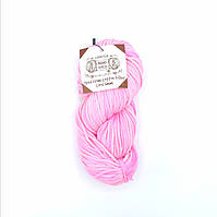 Трикотажний бавовняний шнур Cotton Filled Hand (ручне фарбування), колір Рожевий