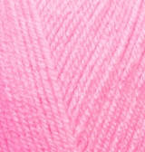 Нитки пряжа для в'язання акрилова SEKERIM BЕBЕ Шекерім бебі № 191 - рожевий лід