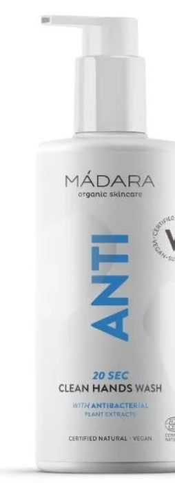 Натуральне зволожуюче мило для тіла і рук ANTI 20sec Madara Cosmetics ,300мл