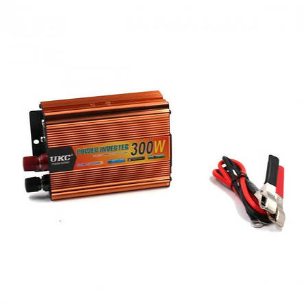 ПРЕОБРАЗОВАТЕЛЬ НАПРЯЖЕНИЯ (ИНВЕРТОР) UKC SSK 300W DC 12V TO AC 220V USB, фото 3