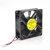 Кулер корпусних Merlion HXS 8025 DC sleeve fan 2pin - 80*80*25мм, 1500об/хв