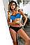 Жіночий купальник роздільний бандо з рюшами Хіт сезону Р-057, фото 2