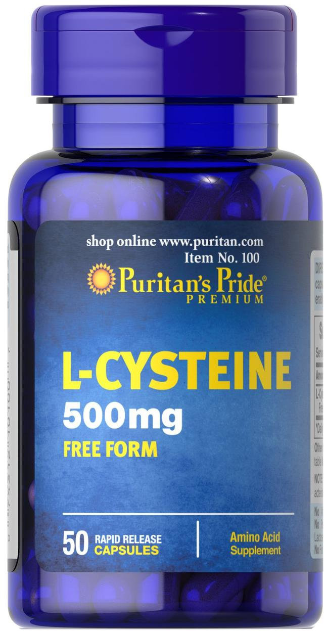Puritan's PrideL-Cysteine 500 мг 50 капсул