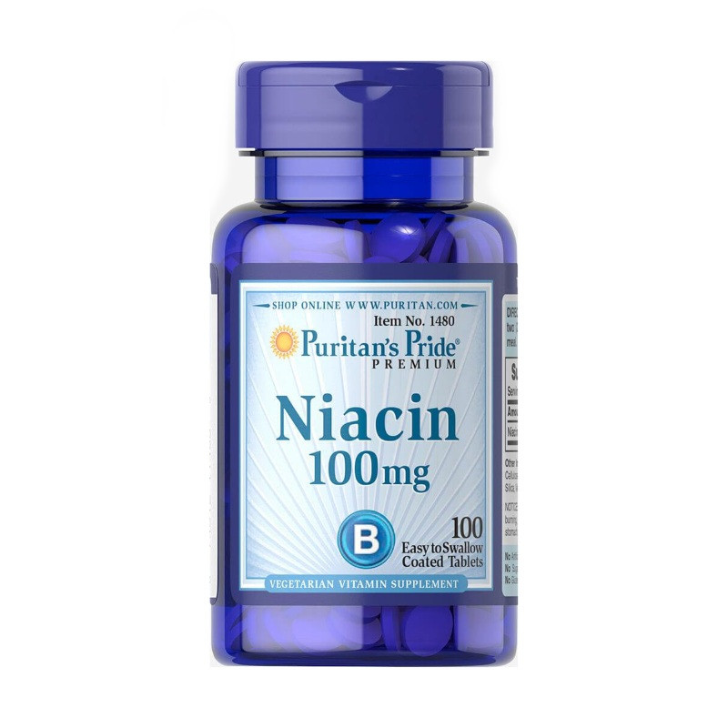 Puritan's Pride	Niacin 100 мг 100 таблеток