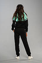 Дитячий спортивний костюм для дівчинки Sansa Чорний-жовтий Туреччина на весну осінь літо, фото 2