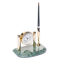 Настільна підставка для ручки з годинником "Час працювати"