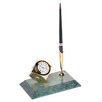 Настільна підставка для ручки з годинником "Ігрик"