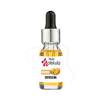 Масло для кутикули з піпеткою Nails Molekula Cuticle Oil Orange, 15 ml