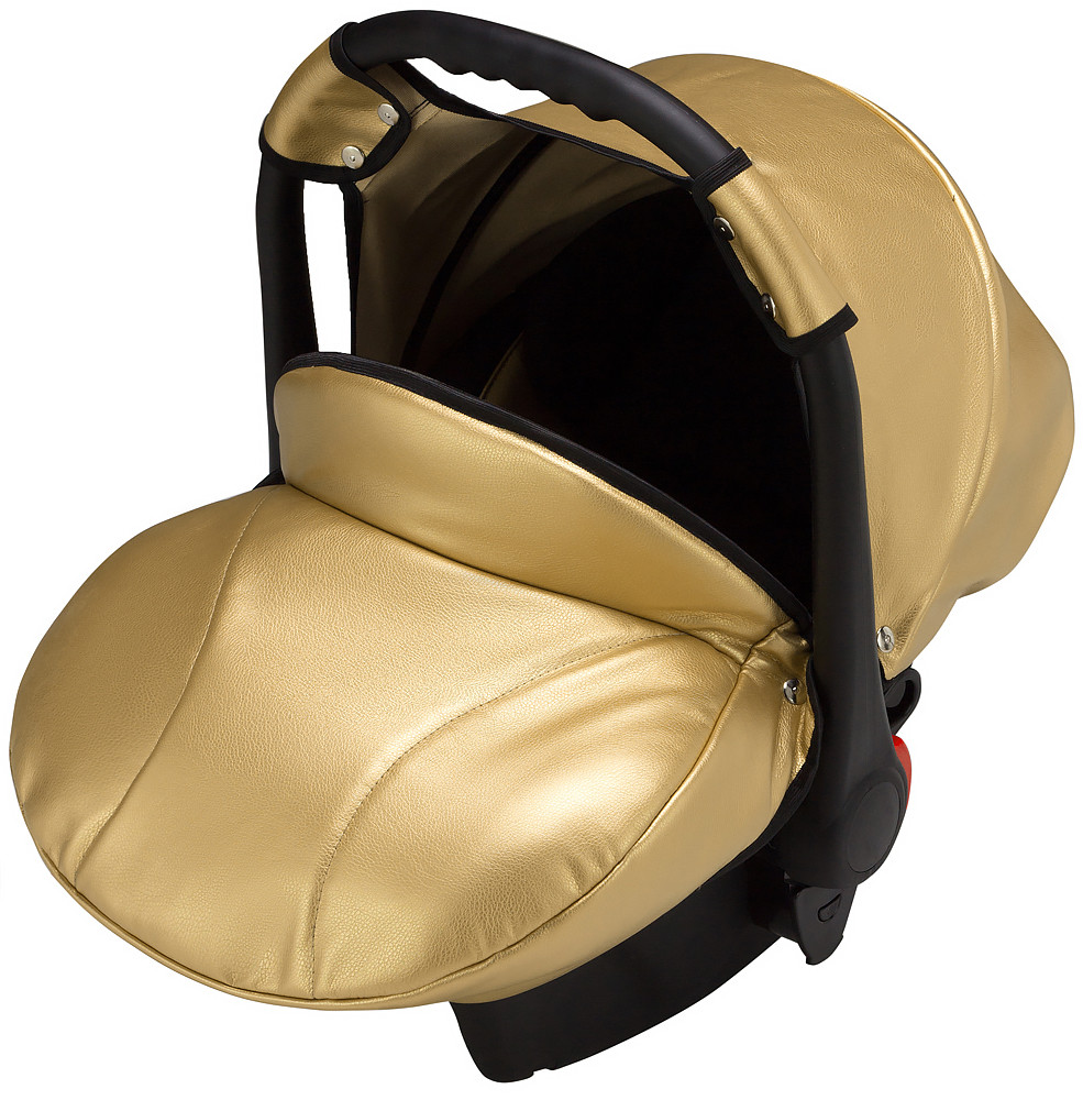 Автокрісло Bair Carlo шкіра 100% CP-38 золотий перламутр, фото 1