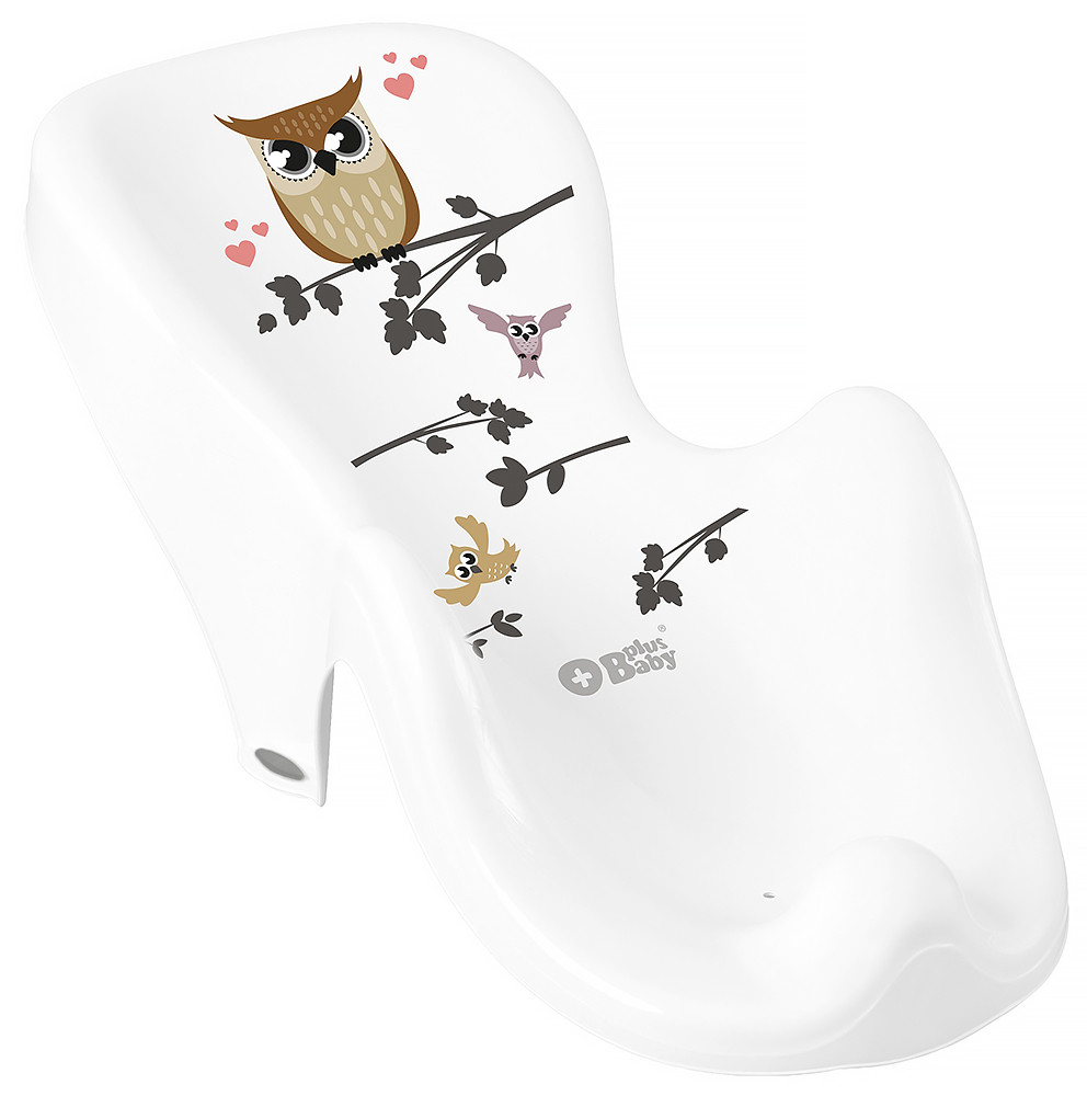 Гірка для купання Tega Owl (Plus Baby) PB-SOWA-003 нековзна 103 white, фото 1