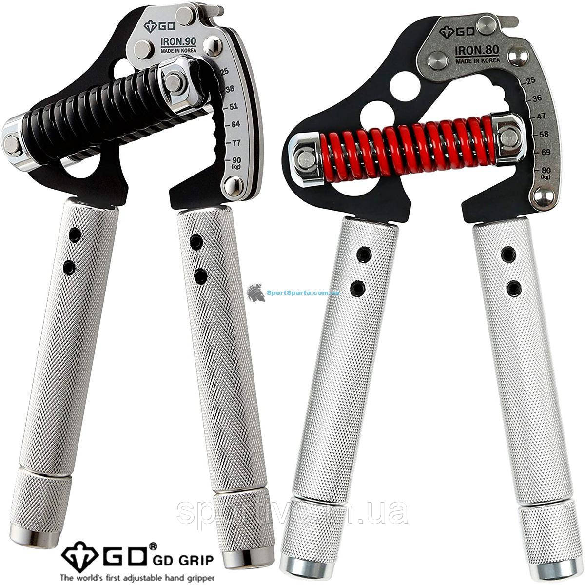 Регульований кистьовий еспандер GD IRON GRIP EXT