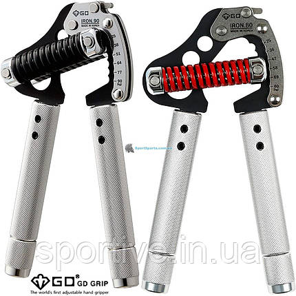 Регульований кистьовий еспандер GD IRON GRIP EXT, фото 1