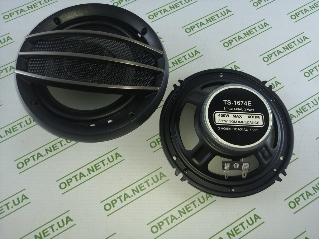 Автомобільні акустичні динаміки TS-1674E (450W /6"), фото 1