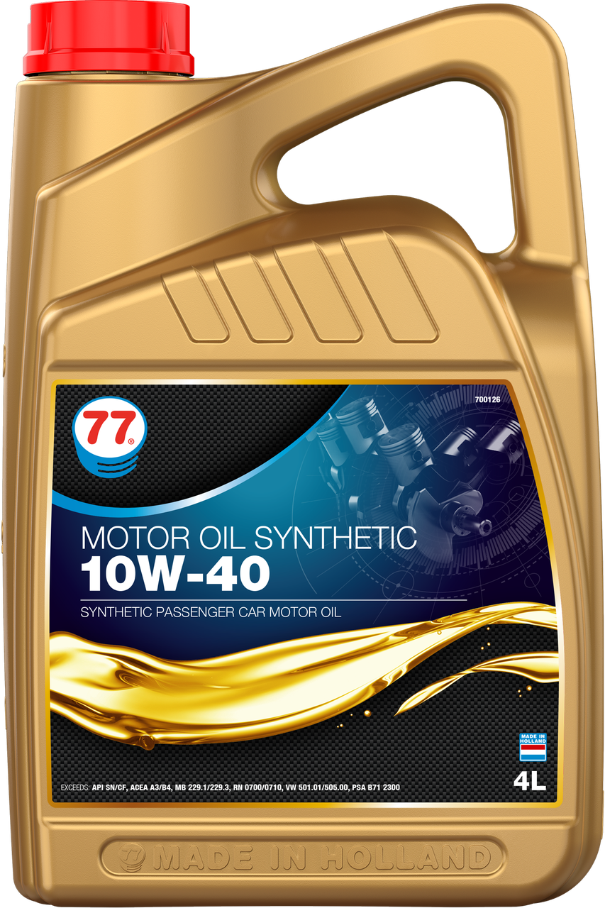 77 MOTOR SYNTHETIC OIL 10W-40 (кан. 4 л)