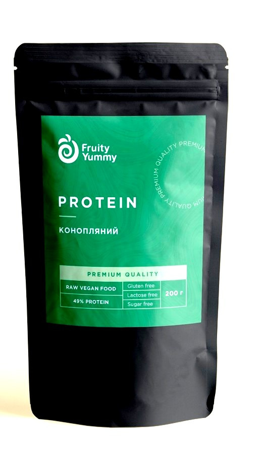 Рослинний протеїн Конопляний Premium, 200 г Fruity Yummy