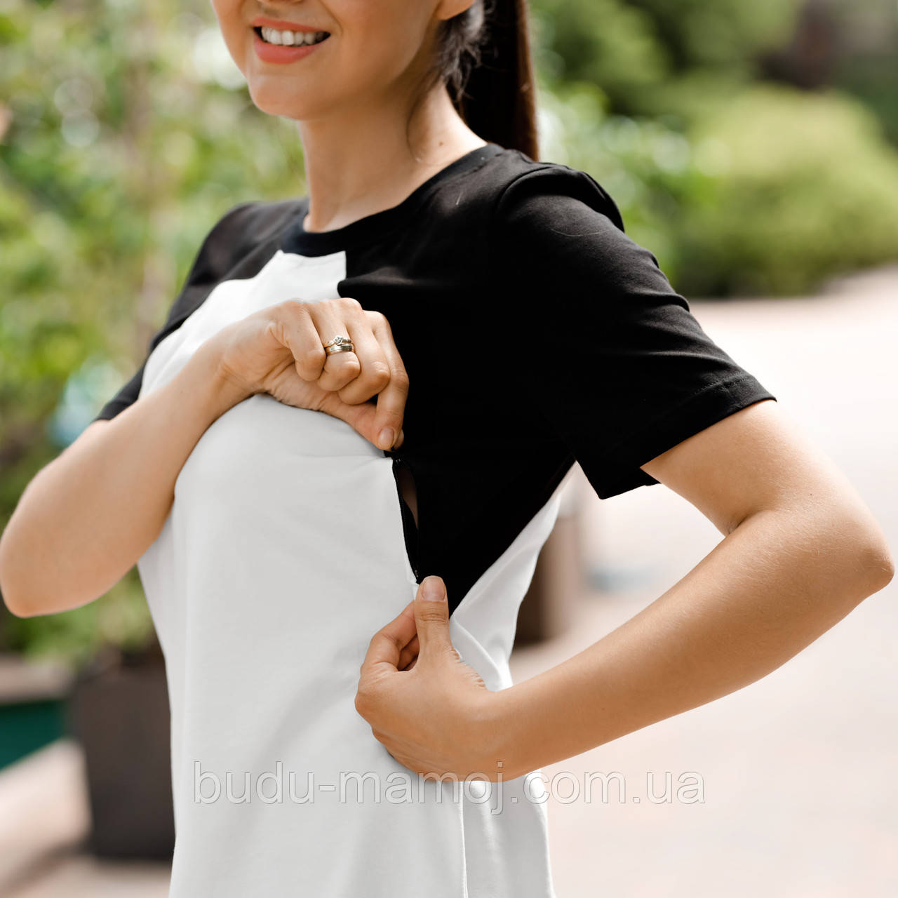 Футболка для вагітних мам-годувальниць Чудова якість