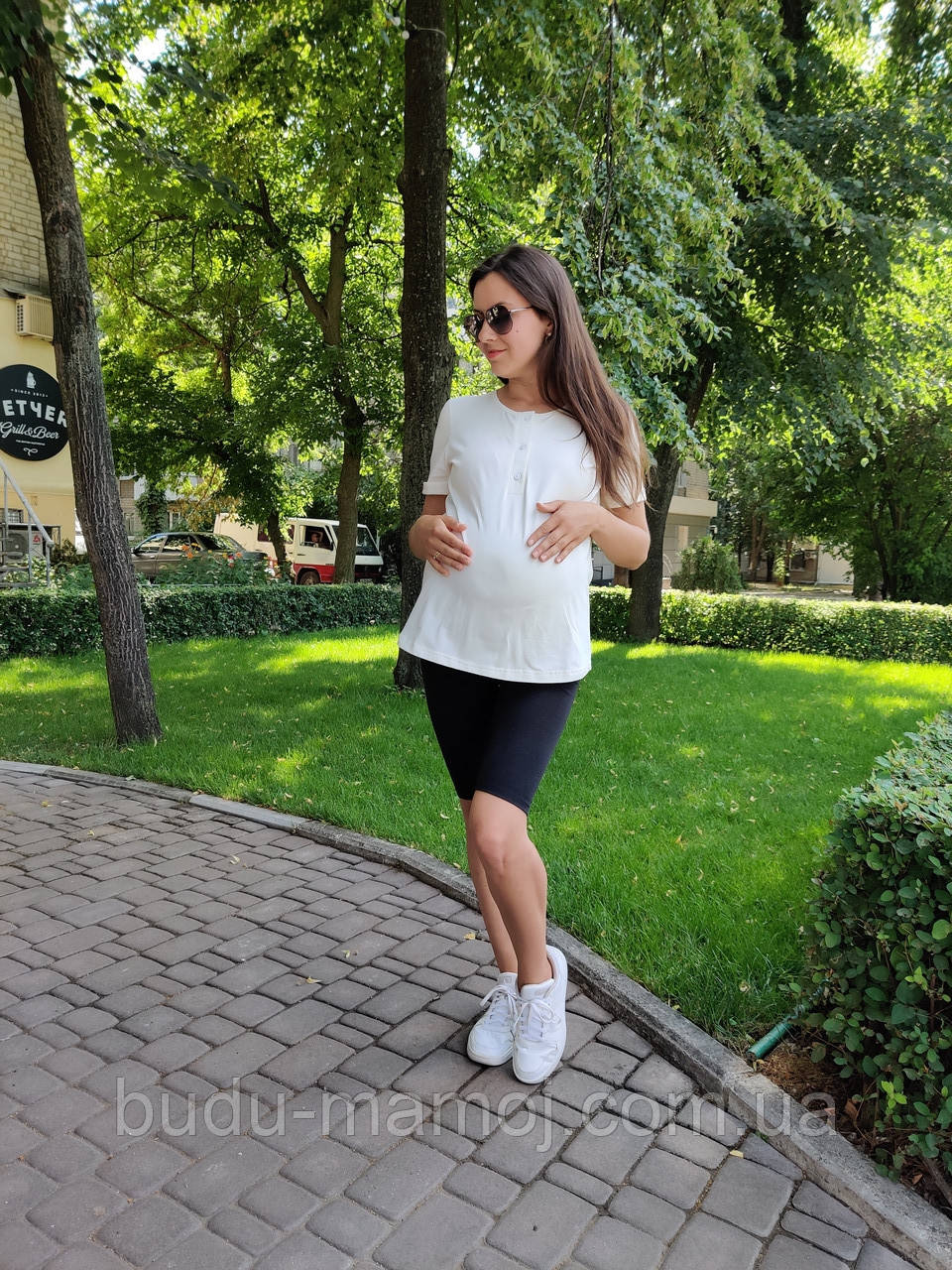 Футболка для вагітних і мам, що годують