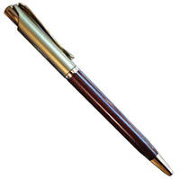Ручка кулькова SOFIA, автомат, колір корпусу бордовий із золотом