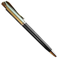 Ручка кулькова SOFIA, автомат, колір корпусу чорний із золотом