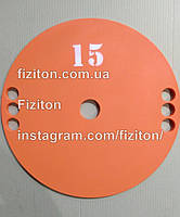Блин (диск) Fiziton 15 кг олимпийский стандарт 45 см